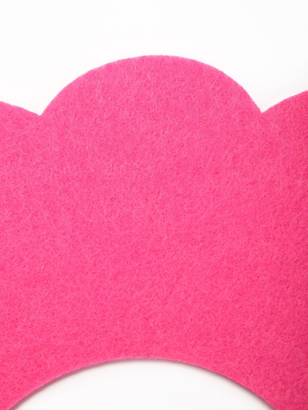 Ветеринарный воротник из фетра  Ветеринарный воротник из фетра "Ромашка", размер S, фуксия