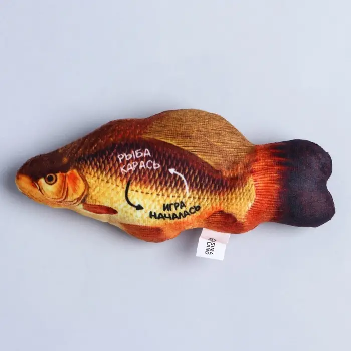 Игрушка для кошек с мятой «Рыба», 18,3 х 8 см Игрушка для кошек с мятой «Рыба», 18,3 х 8 см