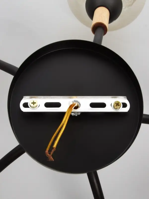 Люстра потолочная BayerLux &laquo;Гундер&raquo;, 5хЕ27, 40 Вт, черный, 57&times;57&times;25 см