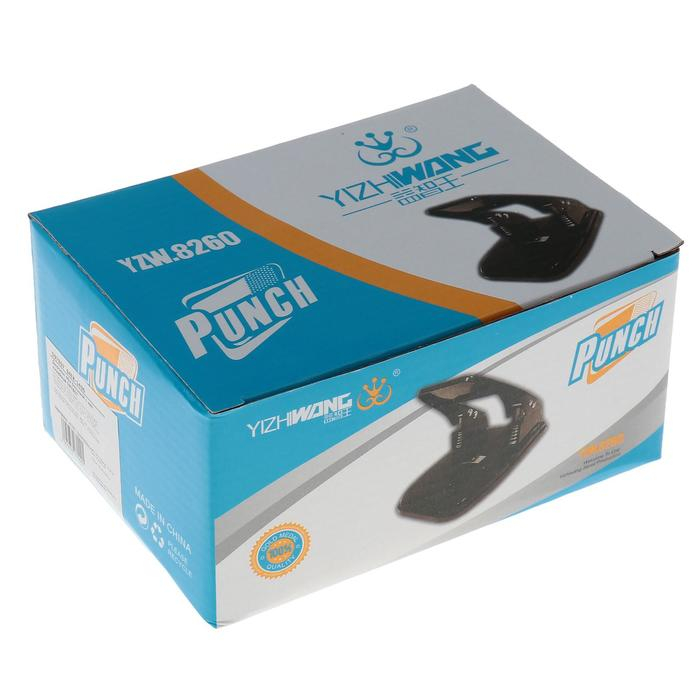 Дырокол на 30 листов, большой, металлический, с металлической линейкой Дырокол на 30 листов, большой, металлический, с металлической линейкой