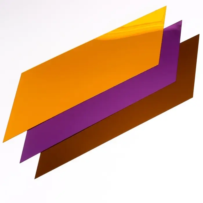 Наклейка интерьерная «Неправильный ромб», зеркальная, пластик, 45×12 см, МИКС