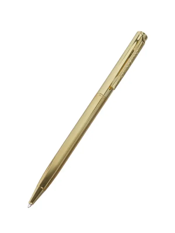 РУЧКА "PALERMO" В ПОДАРОЧНОМ ФУТЛЯРЕ, 0.7 ММ, СИНЯЯ (корпус  зол, футляр черный)