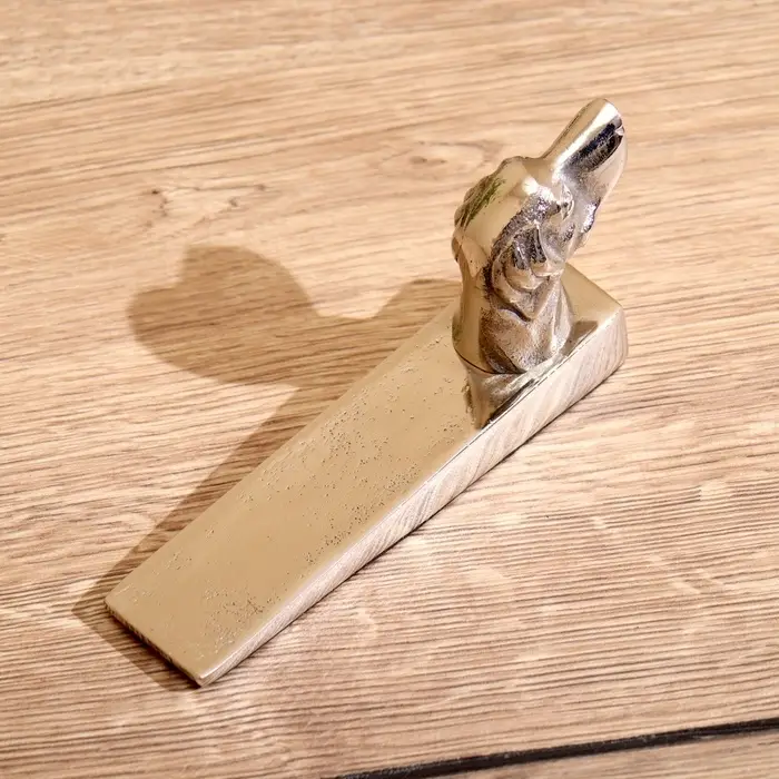 Стоппер дверной &laquo;Собака&raquo;, 15&times;3.5&times;8 см, алюминий