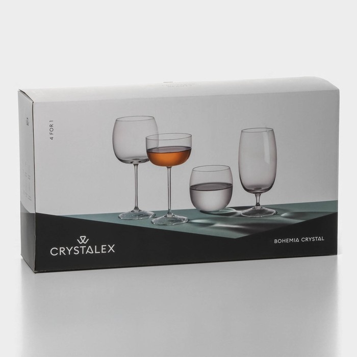 Набор стеклянных бокалов «Баблс», 4 шт Набор стеклянных бокалов «Баблс», 4 шт