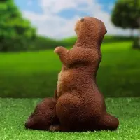 Садовая фигура из полистоуна &laquo;Выдра с малышом&raquo;, 20&times;12&times;17 см