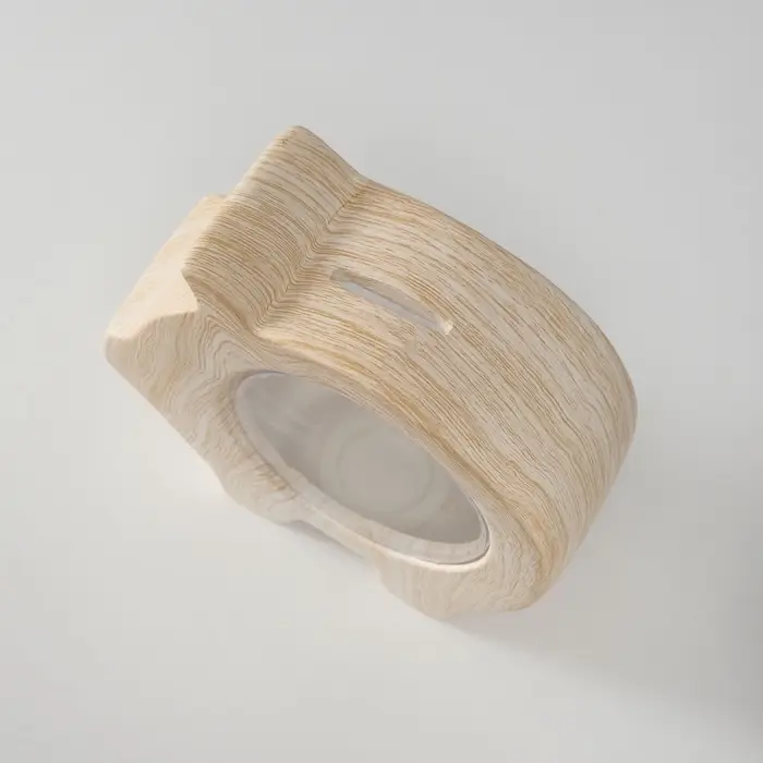 Копилка для денег &laquo;Свинья с пустым животом&raquo;, керамика под дерево, 16&times;6.6&times;13.5 см