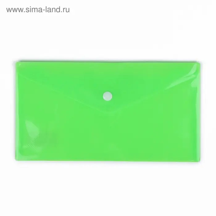 Папка-конверт на кнопке, travel, 180 мкм, рифлёная, МИКС
