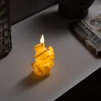 Светодиодная фигура &laquo;Снеговик&raquo; 7&times;12.5&times;5.5 см, пластик, от батареек AG13&times;3, свечение тёплое белое