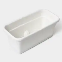 Ящик балконный для цветов, 8 л, 40&times;20&times;17 см, пластиковый, цвет мраморный