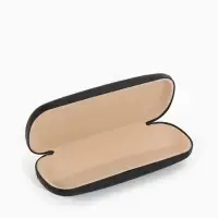 Футляр для очков Июнь2503, 16*5,8*3 см, хлопушка, черный