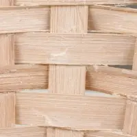 Корзина плетёная для хранения, бамбуковая, круглая, светлая, набор 3 шт.