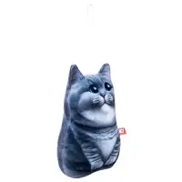 Игрушка - антистресс "Кот", 21 см, серый PRIKO1