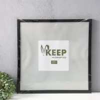 Фоторамка для фото 40&times;40 см Keep memories, Luminara, пластик, чёрный