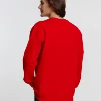 Свитшот унисекс Columbia, красный, размер XXL