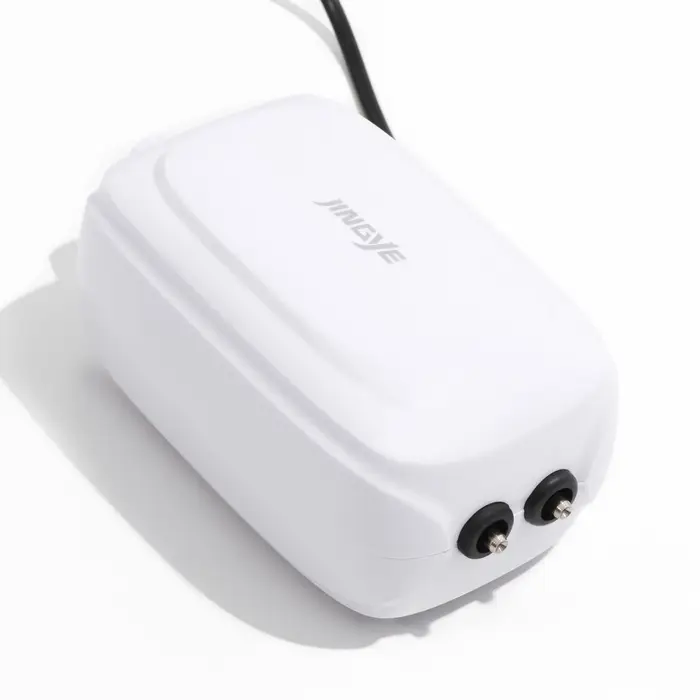 Компрессор воздушный JINGYE YE-823, бесшумный, с регулировкой мощности, 2&times;4.5 л/мин, 12 Вт