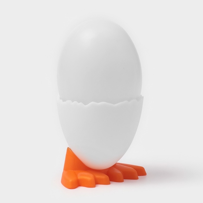 Подставка под яйцо всмятку «Утиные истории», пластик, 5×5×4 см Подставка под яйцо всмятку «Утиные истории», пластик, 5×5×4 см