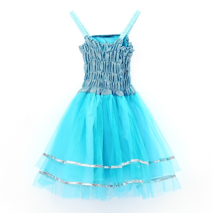 Карнавальный костюм  Карнавальный костюм "Милая Мальвина" рост 104-134 см, платье, перчатки, гольфы, ободок