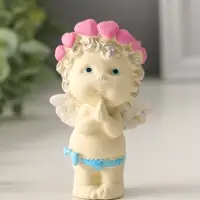 Фигура "Ангелочек молится" 9.5х5хх4.5 см