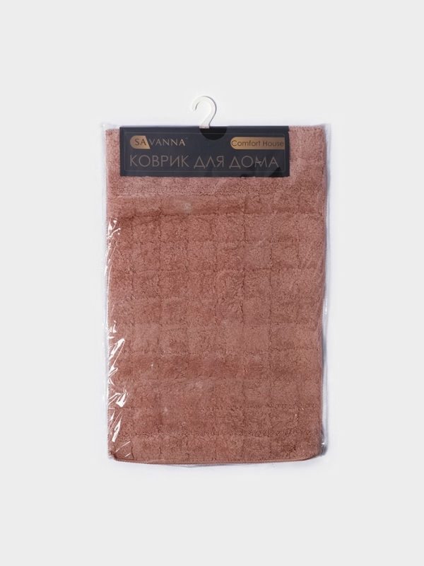 Коврик для ванной Коврик для ванной "Таормина" из микрофибры Savanna, 40х60 см, цвет пыльная роза