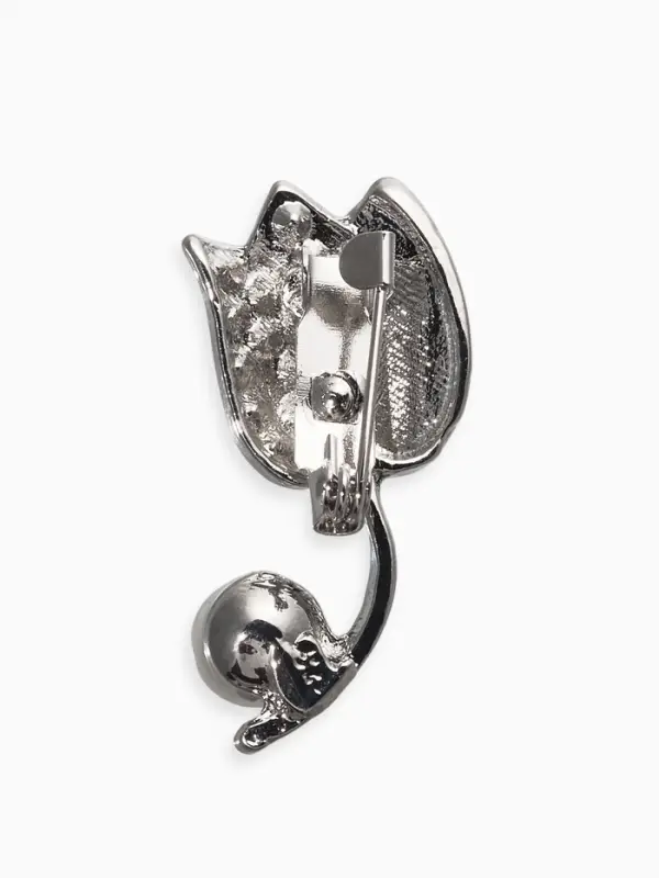 Брошь &laquo;Тюльпан. Жемчужный сад&raquo;, МИКС