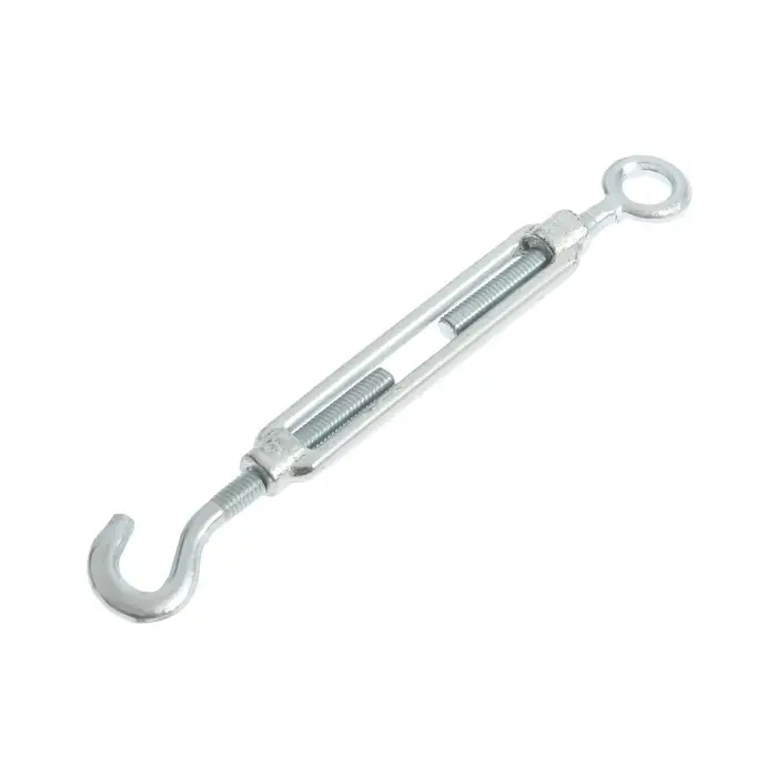 Талреп крюк-кольцо ТУНДРА krep, DIN1480, М6, оцинкованный 1 шт. Талреп крюк-кольцо ТУНДРА krep, DIN1480, М6, оцинкованный 1 шт.