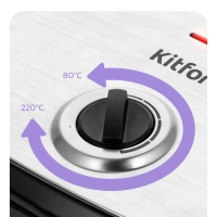 Электрогриль КТ-3613 двусторонний гриль электрический 2200Вт