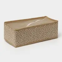 Органайзер для хранения белья Доляна Points, 8 ячеек, 28&times;14&times;10 см, бежевый