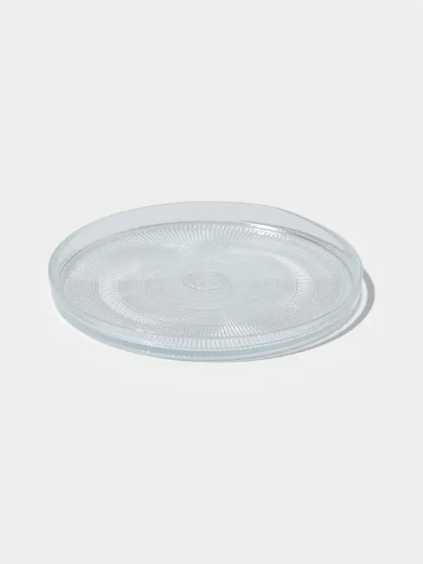 Тарелка Magistro Spica, d=21 см, стекло, прозрачная