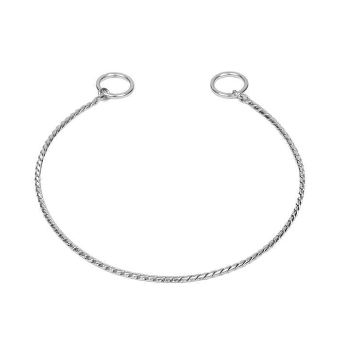 Ошейник - удавка Ошейник - удавка "Кобра", 50 см, толщина цепочки 4 мм, серебристый