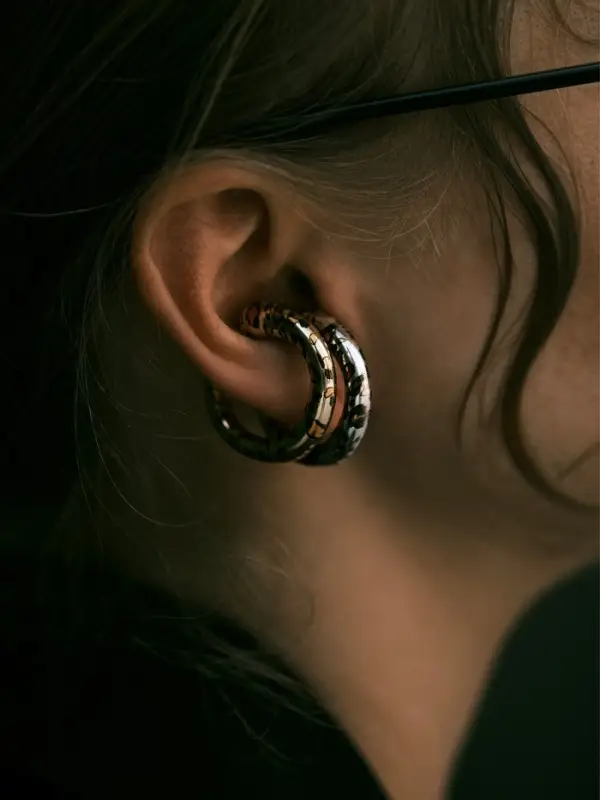 Серьги каффы «Леопард» набор 2 шт, цветные