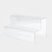 Подставка горка 2 ступеньки, 40&times;21&times;20 см, оргстекло 3 мм