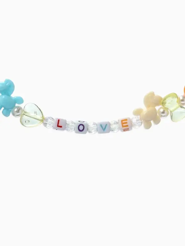 Бусы детские &laquo;Выбражулька. Игрушки&raquo;, 38 см, с удлинителем, разноцветные