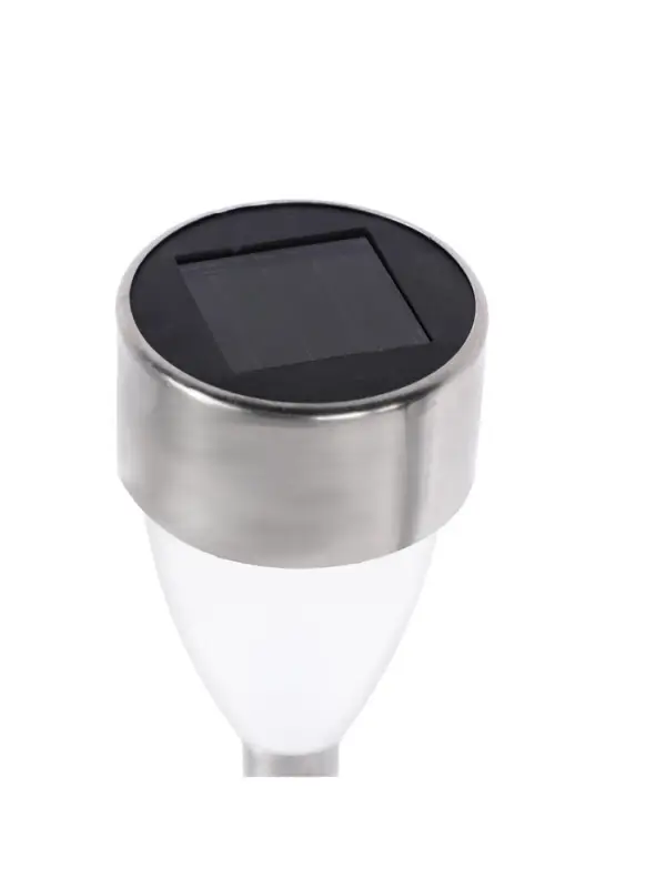 Садовый светильник &laquo;Матовый конус&raquo;, уличный, на солнечной батарее, 1 LED, свечение тёплое белое