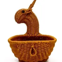 Корзина пластик 30 х 23 х 30 см, Олень