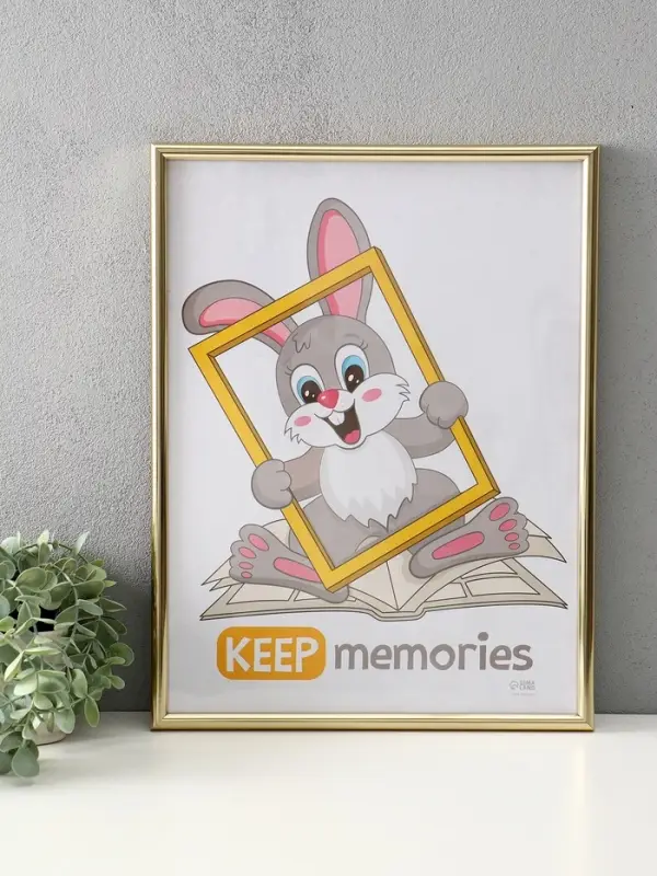 Набор фоторамок для фото 30&times;40 см Keep memories &laquo;Радуга&raquo;, 3 шт., (пластиковый экран), золото
