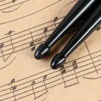 Барабанные палочки Music Life, 5A, нейлон, черные