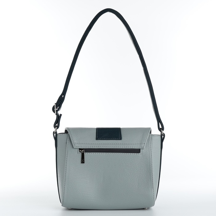 Сумка-мессенджер на клапане, цвет голубой Сумка-мессенджер на клапане, цвет голубой