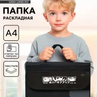 Папка для труда, А4, текстильная, 32.5&times;24 см &laquo;Аниме&raquo;