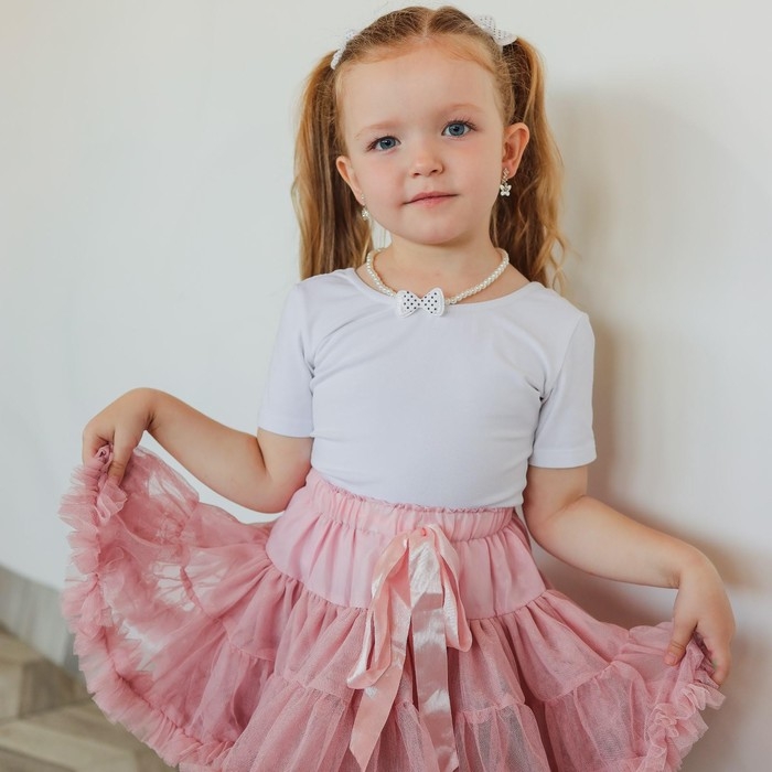 Комплект детский «Выбражулька» 6 предметов, бантик, цвет белый Комплект детский «Выбражулька» 6 предметов, бантик, цвет белый