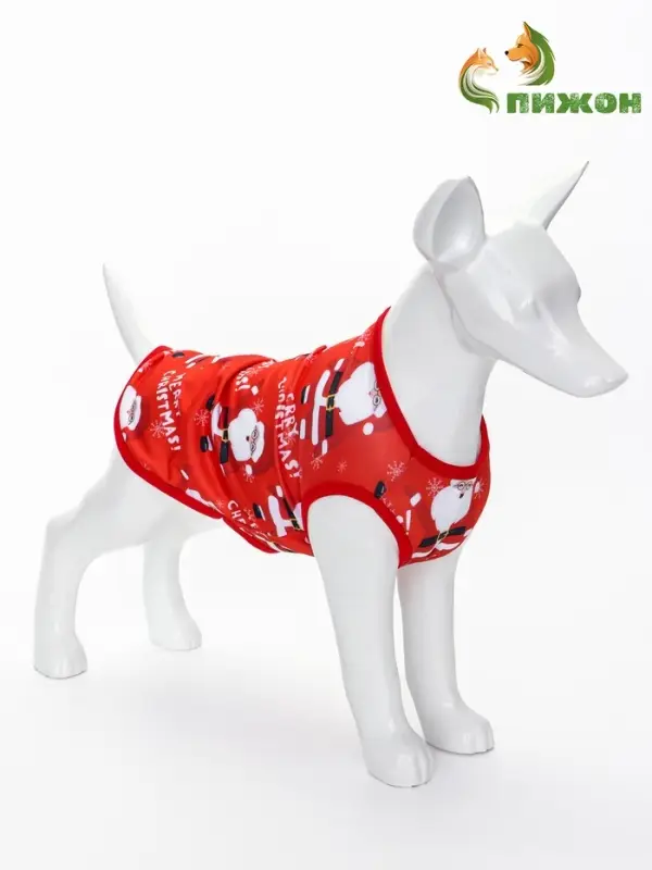 Майка  Майка "Merry", размер M (ДС 30, ОШ 30, ОГ 40 см), красная