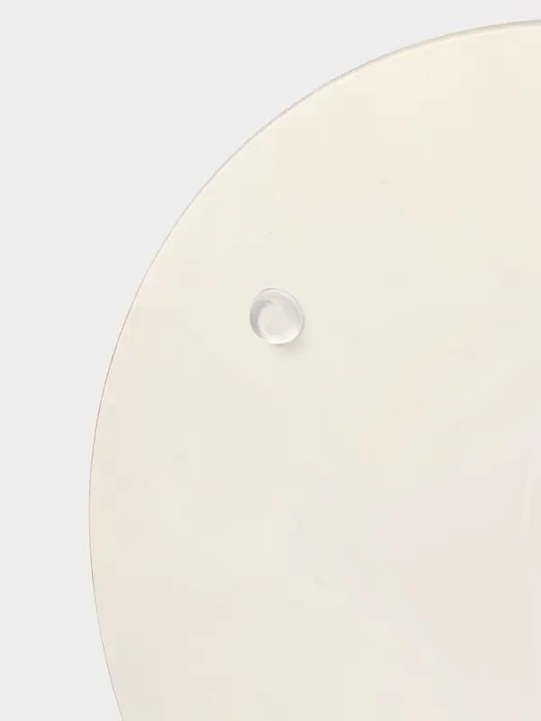 Этажерка-фруктовница круглая Доляна &laquo;Сладости&raquo;, 2 яруса, d=25/20 см, стекло, розовая