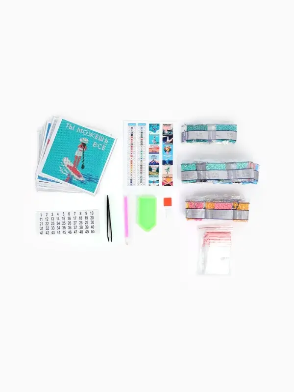 Алмазная мозаика &laquo;Мотивация&raquo;, набор 12 в 1