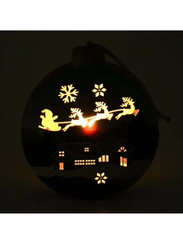 Декор с подсветкой &laquo;В ожидании чуда&raquo;, 12&times;11&times;2.5 см