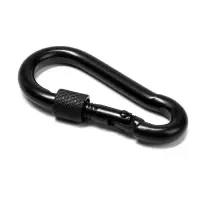 Карабин монтажный с фиксатором ТУНДРА krep, DIN5299D, 6×60 мм, черный, 1 шт. Карабин монтажный с фиксатором ТУНДРА krep, DIN5299D, 6×60 мм, черный, 1 шт.