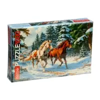 Пазл новогодний «Зимние грации», 1000 деталей Пазл новогодний «Зимние грации», 1000 деталей