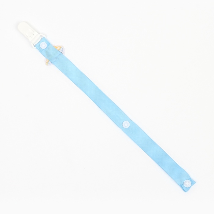 Держатель для соски - пустышки «Счастливый малыш», на ленте