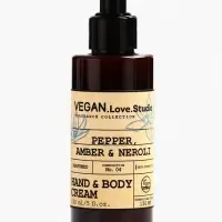 Набор женский VEGAN.Love.Studio "Pepper, Amber, Neroli": гель для душа 300 мл + крем-лосьон 150 мл 1