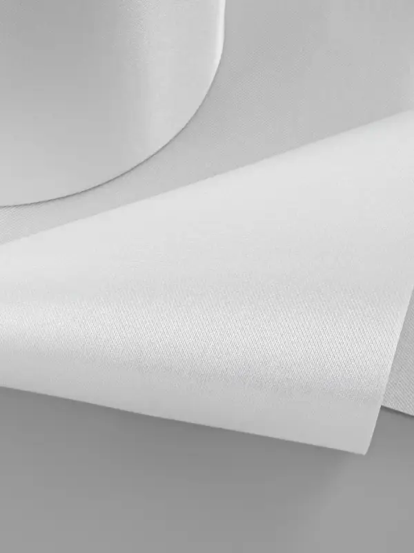 Лента атласная, 100 мм, 100&plusmn;5 м, белая