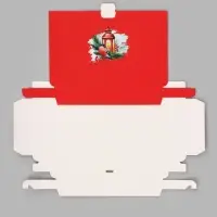 Коробка подарочная для шоколада с местом для денег &laquo;Новый год&raquo;, 20&times;12&times;2 см