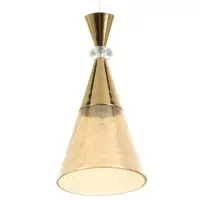 Светильник &laquo;Рианна&raquo; 1&times;40 Вт Е27 золото 15&times;15&times;30+100 см